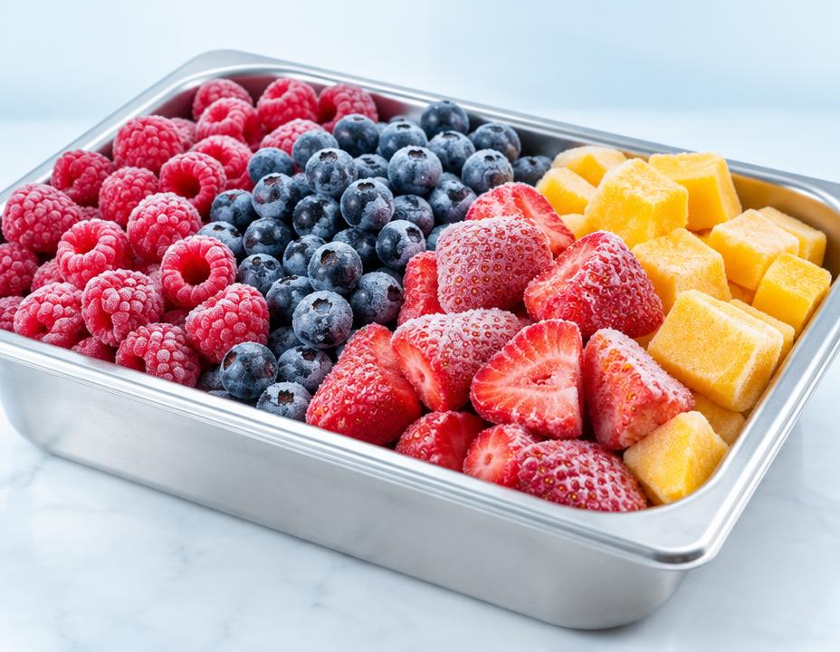 Cât rezistă fructele congelate: fructe de pădure, mango și vișine